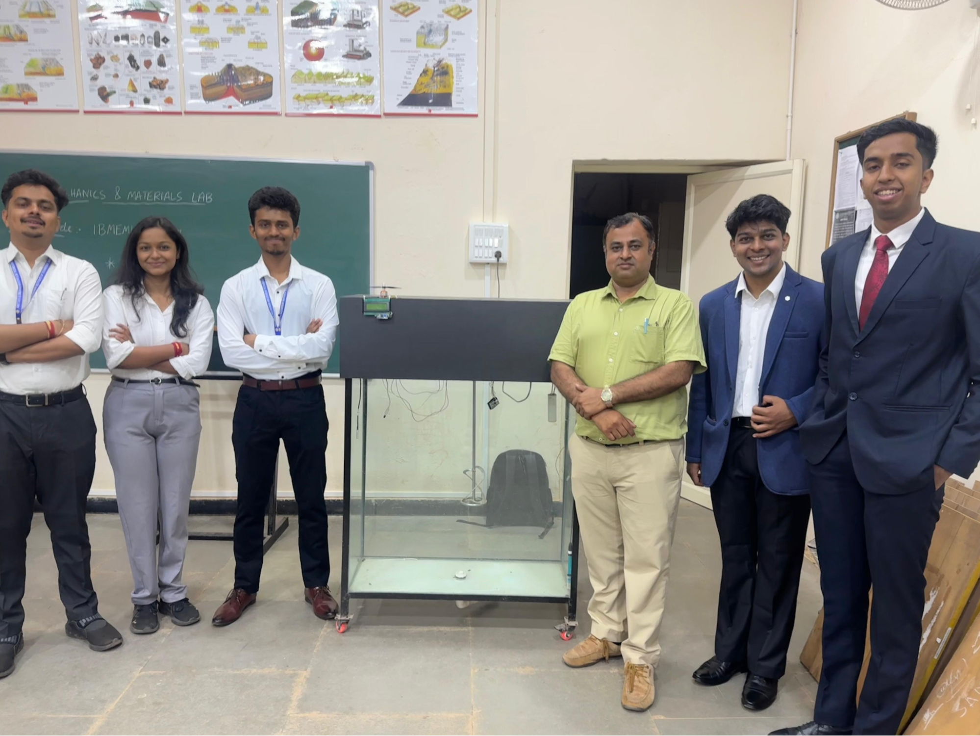 Lab prototype testing with mentors