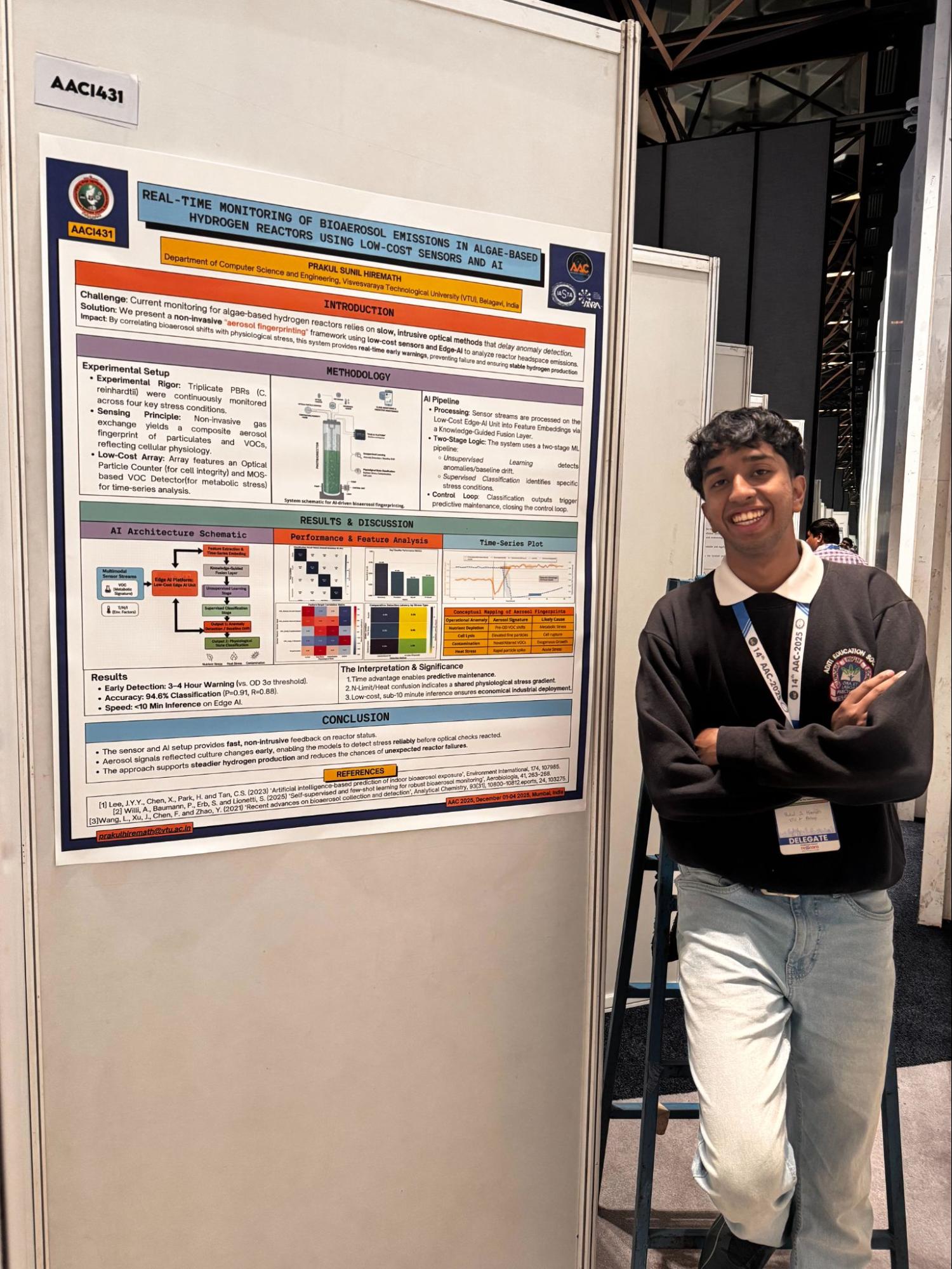 Research poster presentation at AAC 2025